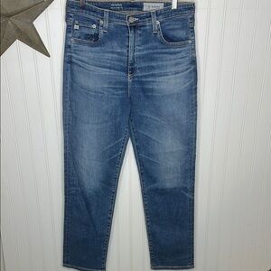 AG-ED Denim The Isabelle High Rise Straight Crop Size 31R